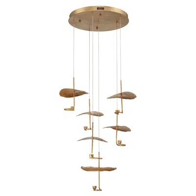 Eurofase Lagatto 26" Wide Oil-rubbed Bronze 6-light Led Chandelier