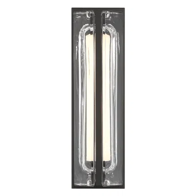 Eurofase Langferd 16 Inch Outdoor Led Wall Light, Black/clear