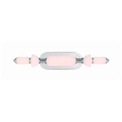 Eurofase Lansdowne 22 Inch Led Vanity Bath Light, Nickel W/ Opal Glass