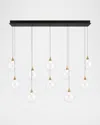 Eurofase Iissa 10-light 47in Chandelier In Black