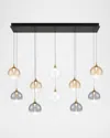 Eurofase Lissa 47" 10-light Led Chandelier, Gold/mixed
