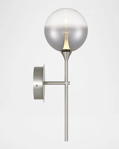 Eurofase Lissa Nickel Wall Sconce, 19"