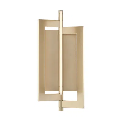 Eurofase Livra 17.25 In. X 7.75 In. 1 Light Wall Sconce In Brown In Neutral
