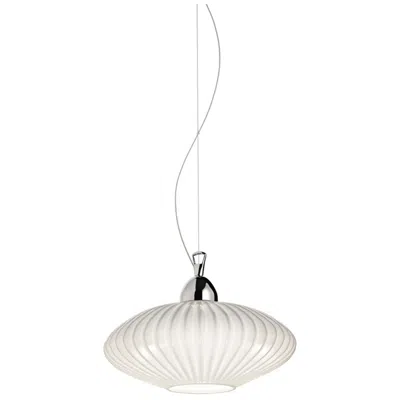 Eurofase Lorella 5 In. X 12 In. Pendant In Chrome/white