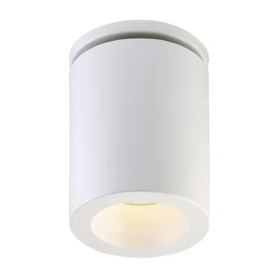 Eurofase Lotus 7 In. X 6.25 In. Flushmount In Black In White
