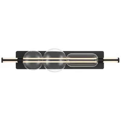 Eurofase Lucent 34" Integrated Led Vanity Light In Matte Black