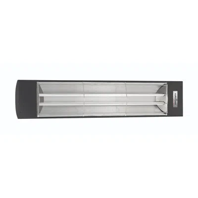 Eurofase Marine Grade Electric Patio Heater, Dual Element, 39 Inch, 5000w, 277v, Black
