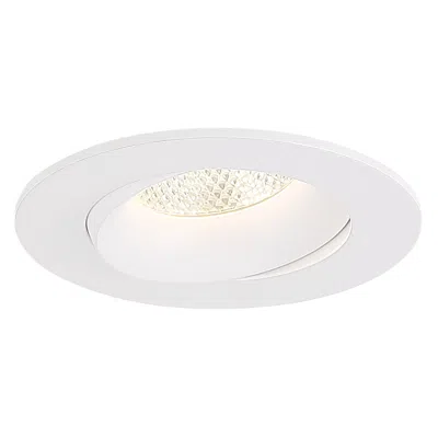 Eurofase Midway 3.5" 12w 1 Light Round Gimbal Trim 5cct White (0-10v)