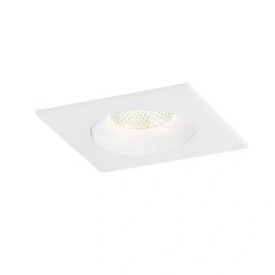 Eurofase Midway 3.5" 12w 1-light Square Gimbal Trim - 5cct In White