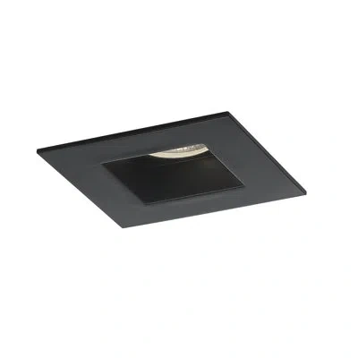 Eurofase Midway 3.5" 15w 1-light Square Trim - 5cct In Black