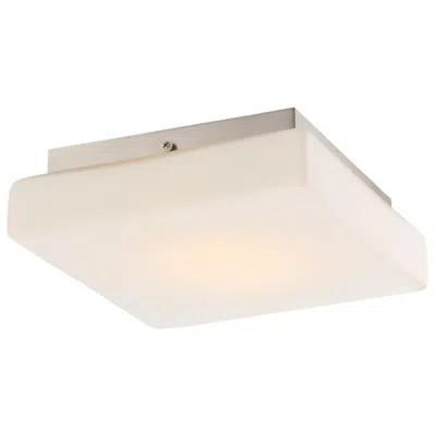 Eurofase Monti 2.75 In. X 8.50 In. Led Flushmount In Satin Nickel In White