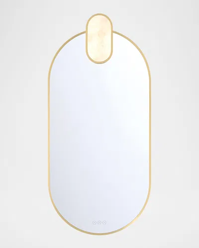 Eurofase Mrissa 45" Led Lighted Mirror, Gold
