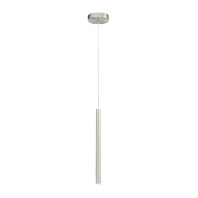Eurofase Navada 1" Wide Brushed Nickel Led Mini Pendant