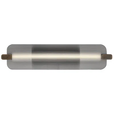 Eurofase Neoness 25 Inch Integrated Led Vanity Light In Weathered Brass In Silver