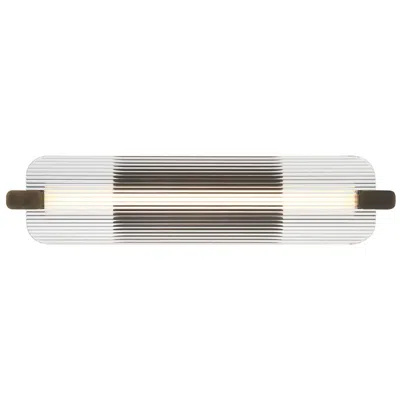Eurofase Neoness 25" Integrated Led Vanity Light In Weathered Brass In Silver