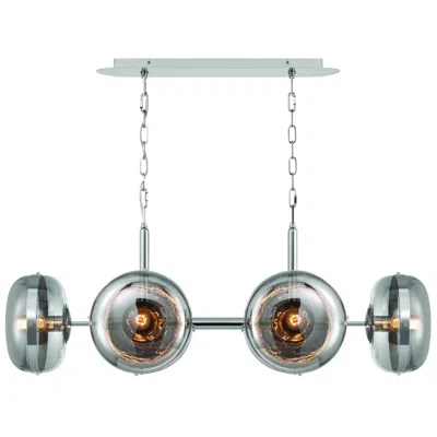 Eurofase Nottgham 44" Chandelier  Nickel