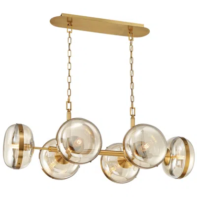 Eurofase Nottingham 17.50 In. X 21 In. Chandelier In Brass