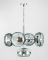 EUROFASE NOTTINGHAM 5-LIGHT CHANDELIER IN NICKEL