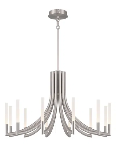 Eurofase Olette 12-light 36in Chandelier In Gray