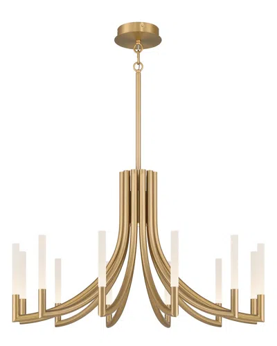 Eurofase Olette 12-light 36in Chandelier In Gold