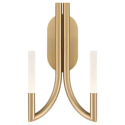 Eurofase Olette 17 Inch 2-light Gold Led Wall Sconce