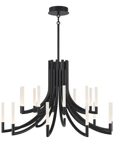 Eurofase Olette 20-light 42in Chandelier In Black