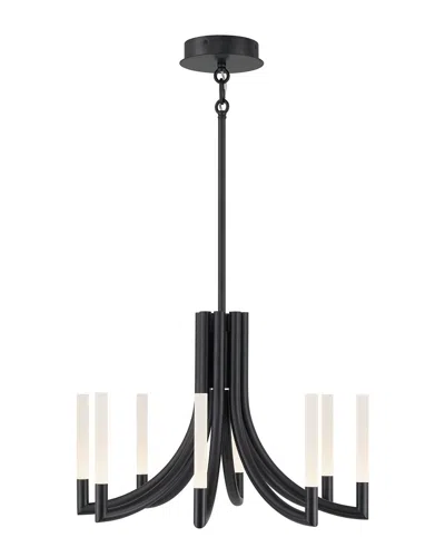 Eurofase Olette 8-light 24in Chandelier In Black