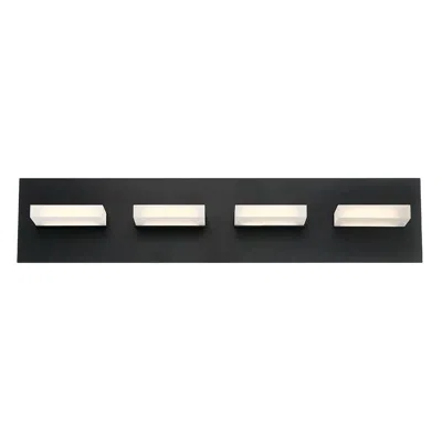 Eurofase Olson 4lt Led Bathbar Black