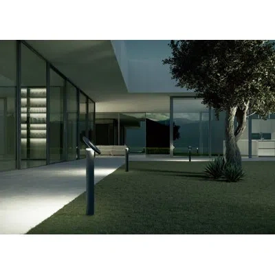 Eurofase Orbit,25in,bollard,8w,bk In Black