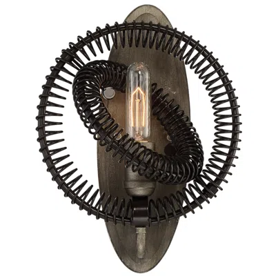 Eurofase Orbita 13.75 In. X 10.75 In. 1 Light Wall Sconce In Bronze