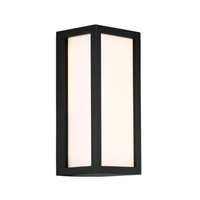 Eurofase Outdoor Led Wall Mount, 18w, 662lm, Black In Powder Coated Finish;graphite Grey