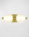Eurofase Palmas 2-light Led Golden Vanity In Gold