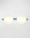 Eurofase Palmas 2-light Led Golden Vanity In Nickel