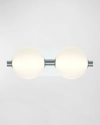 Eurofase Palmas 2-light Led Golden Vanity In Nickel