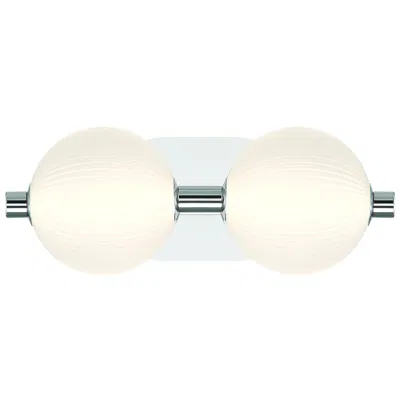 Eurofase Palmas 2 Light Vanity  Nickel