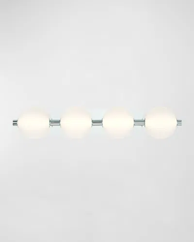 Eurofase Palmas 30" 4-light Led Vanity Light In White