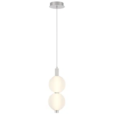 Eurofase Palmas 6"w Polished Nickel 2-light Led Mini Pendant
