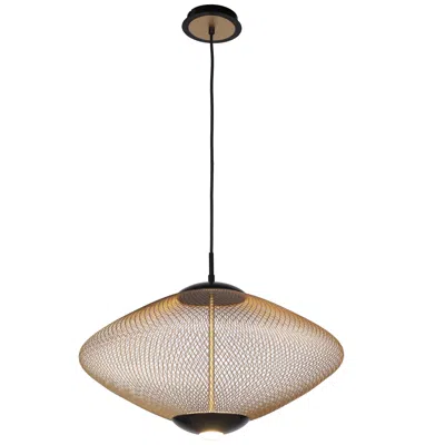Eurofase Park 21 1/2" Wide Matte Black Led Modern Pendant Light