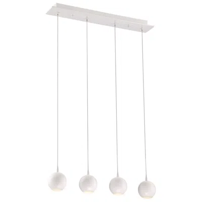 Eurofase Patruno 4 In. X 6.25 In. Integrated Led Chandelier In White