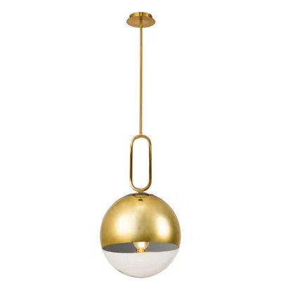 Eurofase Prospect 11 3/4" Wide Clear Glass Gold Mini Pendant Light
