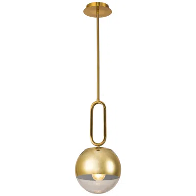 Eurofase Prospect 9 3/4" Wide Clear Glass Gold Mini Pendant Light