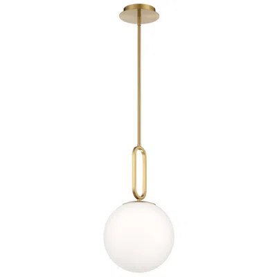 Eurofase Prospect 9 3/4" Wide Gold Metal Opal White Opal Mini Pendant