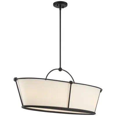 Eurofase Pulito 15.75 In. X 13.25 In. 6 Light Pendant In Matte Black