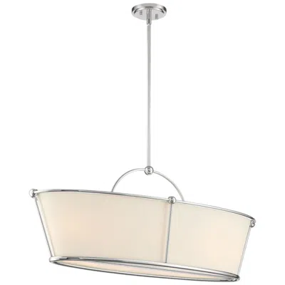 Eurofase Pulito 15.75 In. X 13.25 In. 6 Light Pendant In Polished Nickel