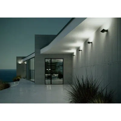 Eurofase Quarry Wall Sconce, Up Light, 10w, Black Finish