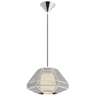 Eurofase Recinto 8 In. X 12 In. Pendant In Chrome