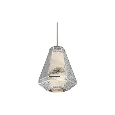 Eurofase Recinto 9" Wide Chrome Mini Pendant