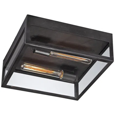 Eurofase Retto Collection 13" Wide Bronze Ceiling Light