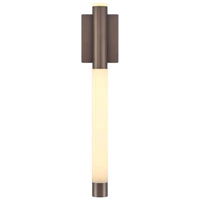 Eurofase Ronda 24" Integrated Led Outdoor Wall Sconce In Harlow Bronze