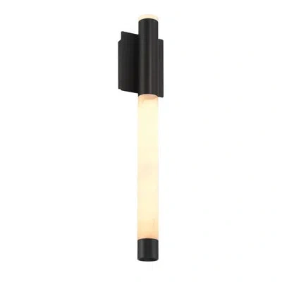 Eurofase Ronda, Outdoor , 16", Matte Black, Alabaster In Matte Black;powder Coated Finish